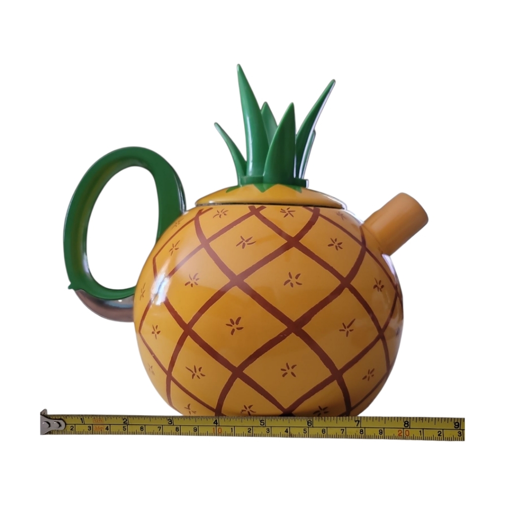 Copco Teapot Vintage Pineapple Kitchen Decor Piece Welcome